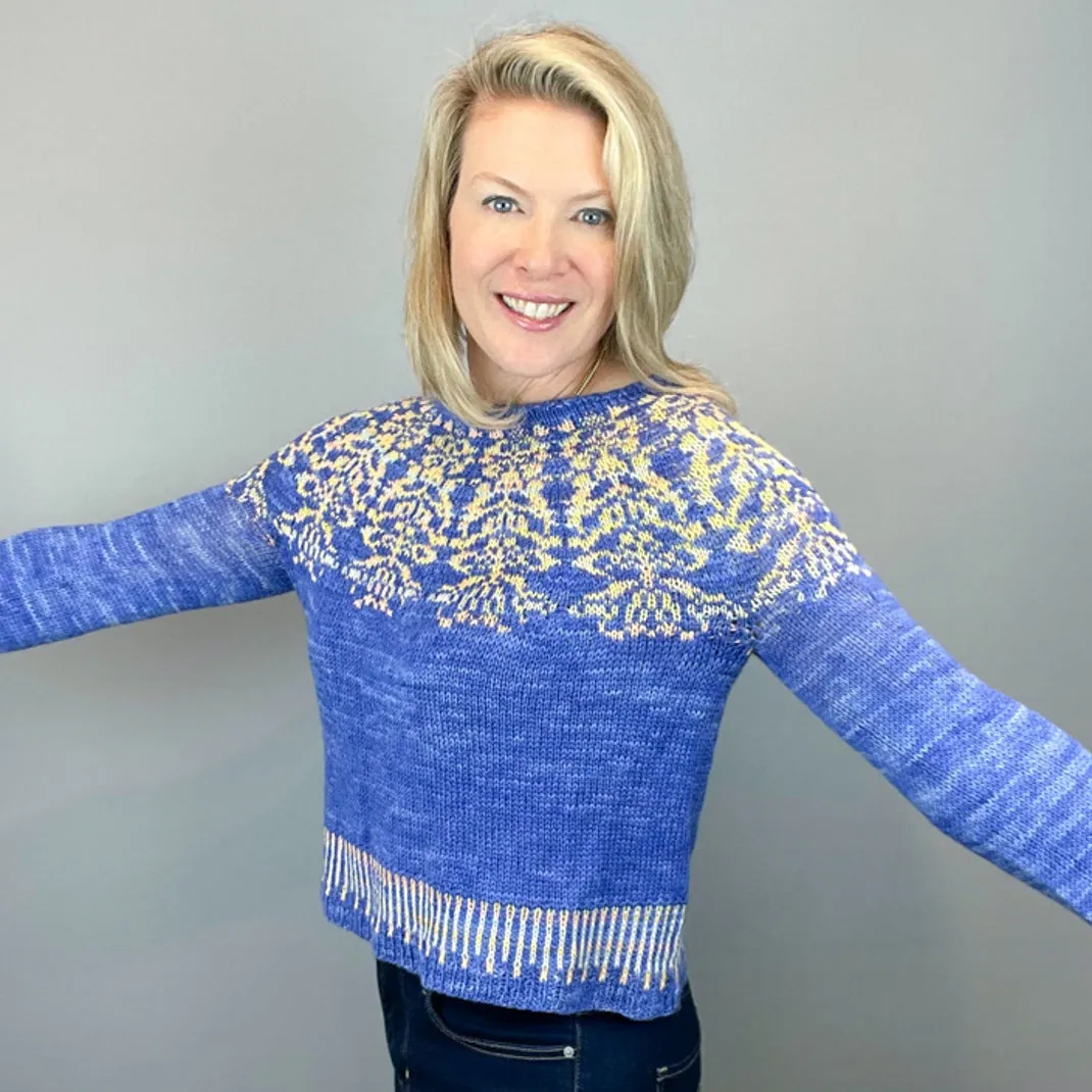 Rock the Casbah Sweater Knitting Kit | Artyarns Merino Cloud & Knitting Pattern