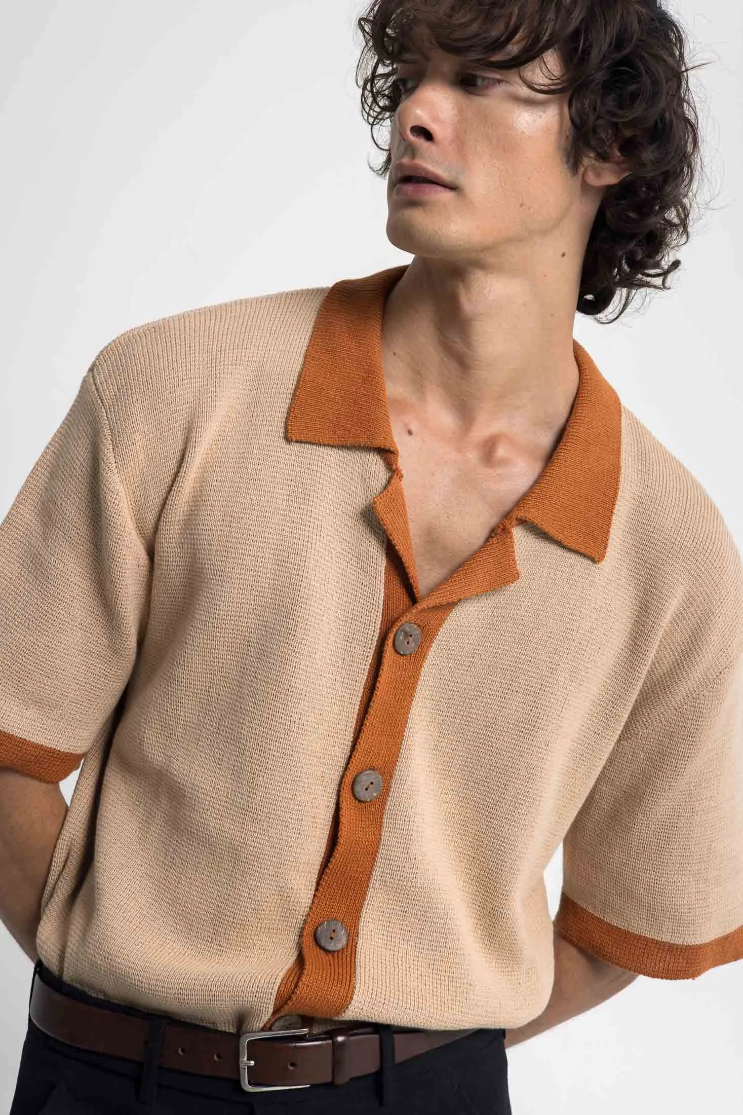 Russell Knit SS - Vintage Brown