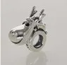 Silver Charm Hearts Panda Pixie European Charms Silver Beads For Snake Chain Bracelet