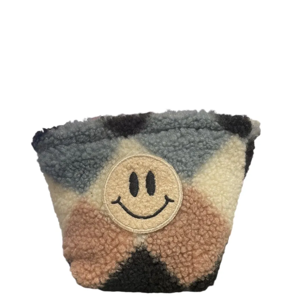 Smiley Preppy Teddy Pouch