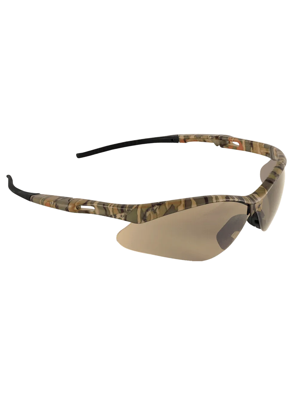 Spearfish® Brown Anti-Fog Lens, Camouflage Frame Safety Glasses - BH22108AF