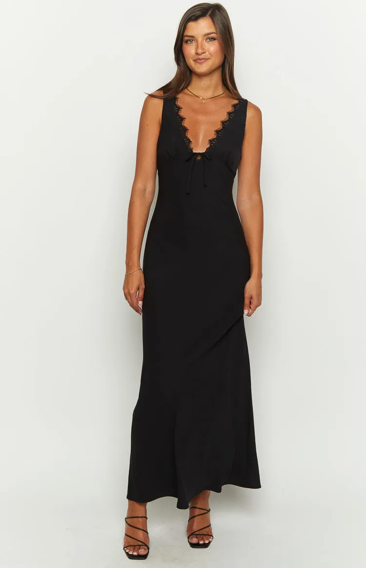 Stacy Black Maxi Dress