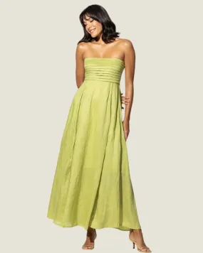 Talia Linen Maxi Dress Sage