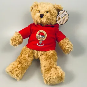 Teddy Bear with MacDonald Clan Crest Hoody Top