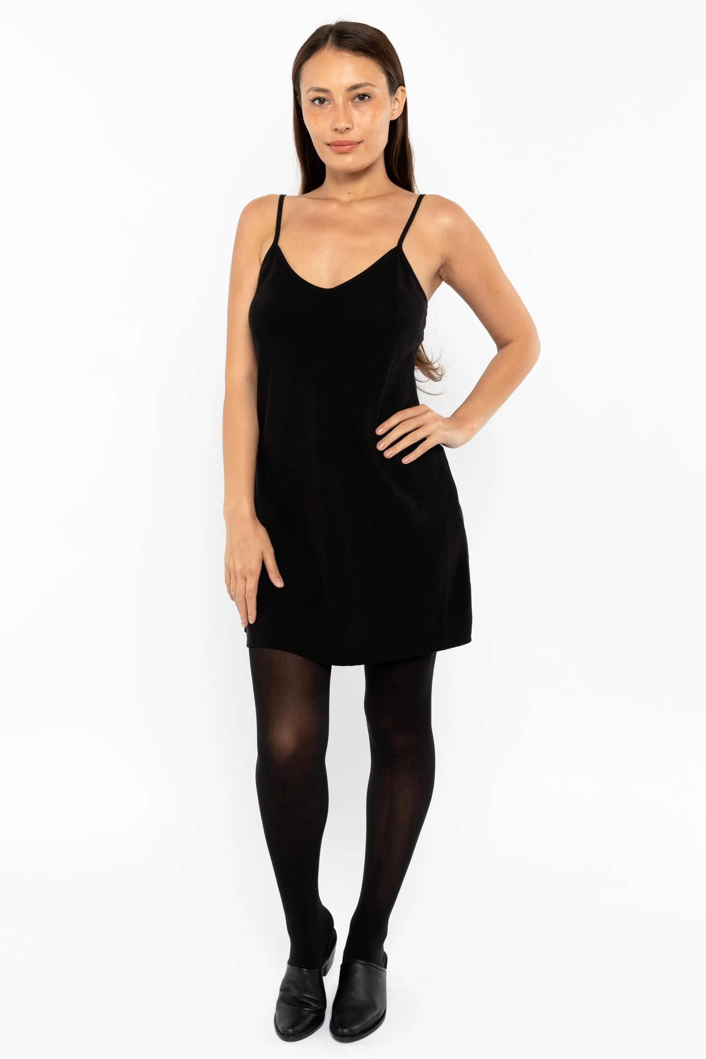 TN100GD - Tencel Mini Slip Dress