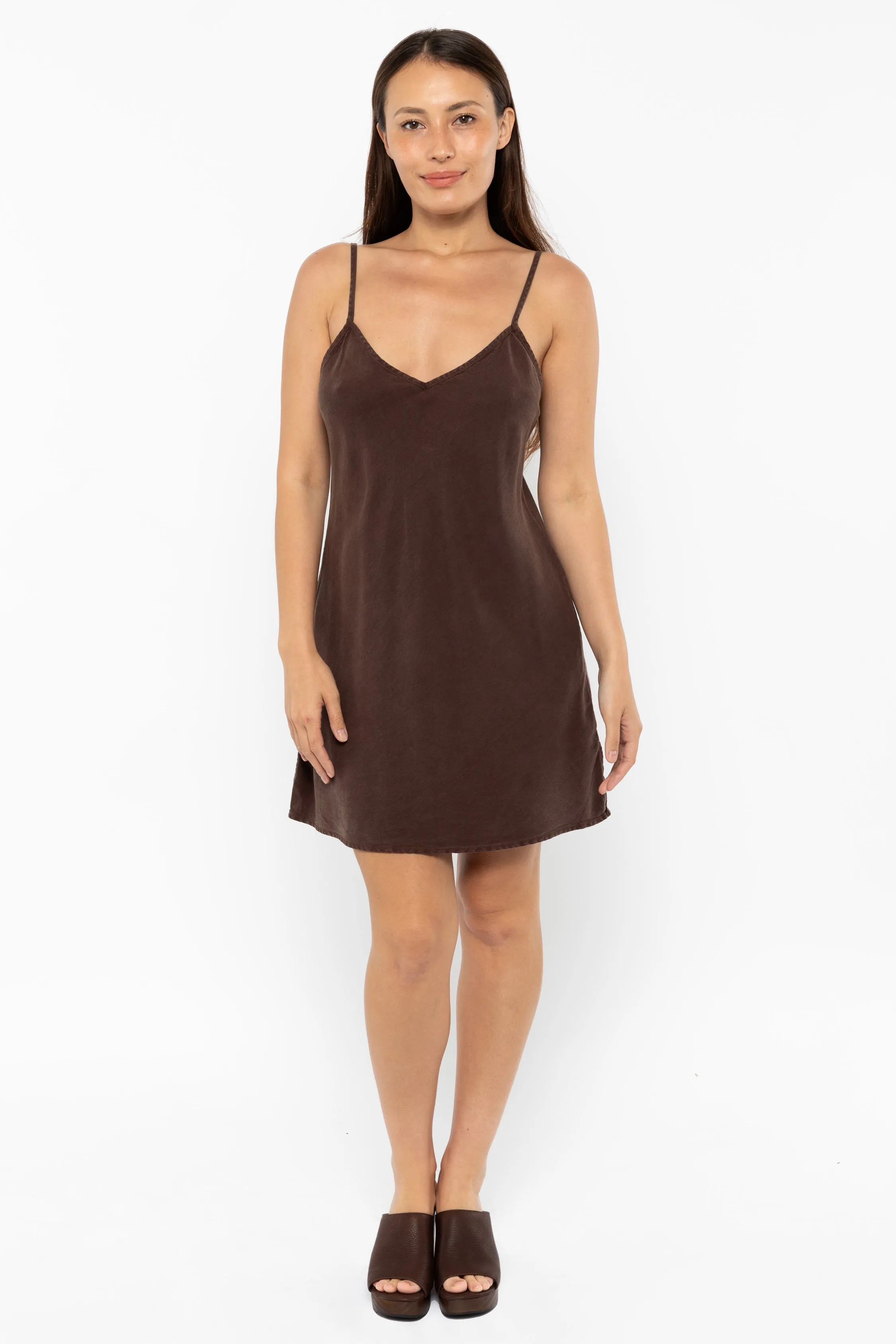 TN100GD - Tencel Mini Slip Dress