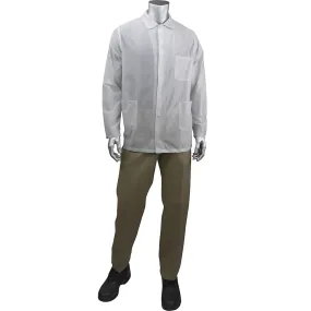 Uniform Technology BR49A-44WH-2XL StatStar Short ESD Labcoat