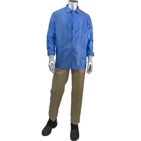 Uniform Technology BR49AC-44RB-2XL StatStar Short ESD Labcoat - ESD Knit Cuff