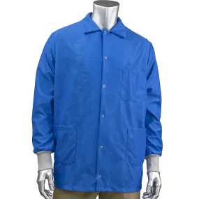 Uniform Technology BR49AC-47RB-4XL StatMaster Short ESD Labcoat - ESD Knit Cuff