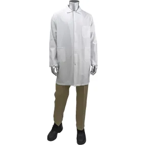 Uniform Technology BR51-47WH-2XL StatMaster Long ESD Labcoat