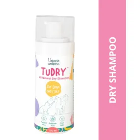 Unleash Wellness TuDry All Natural Waterless Shampoo for Dogs and Cats