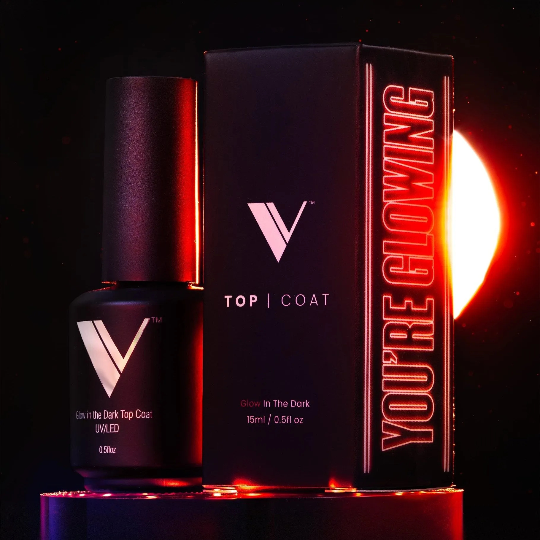 V Beauty Pure - Glow In The Dark Top Coat