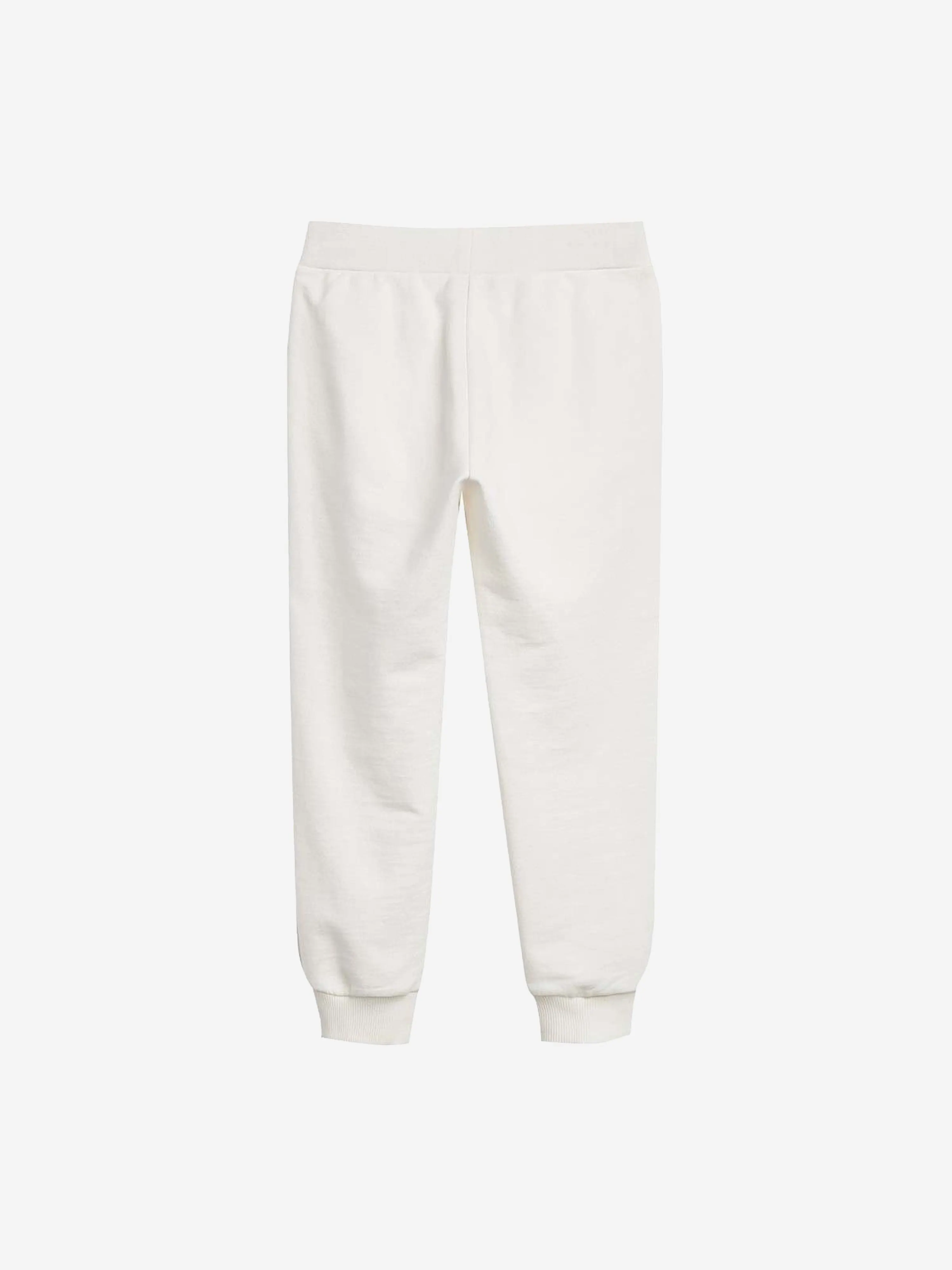 Versace Girls Ivory & Gold Cotton Joggers