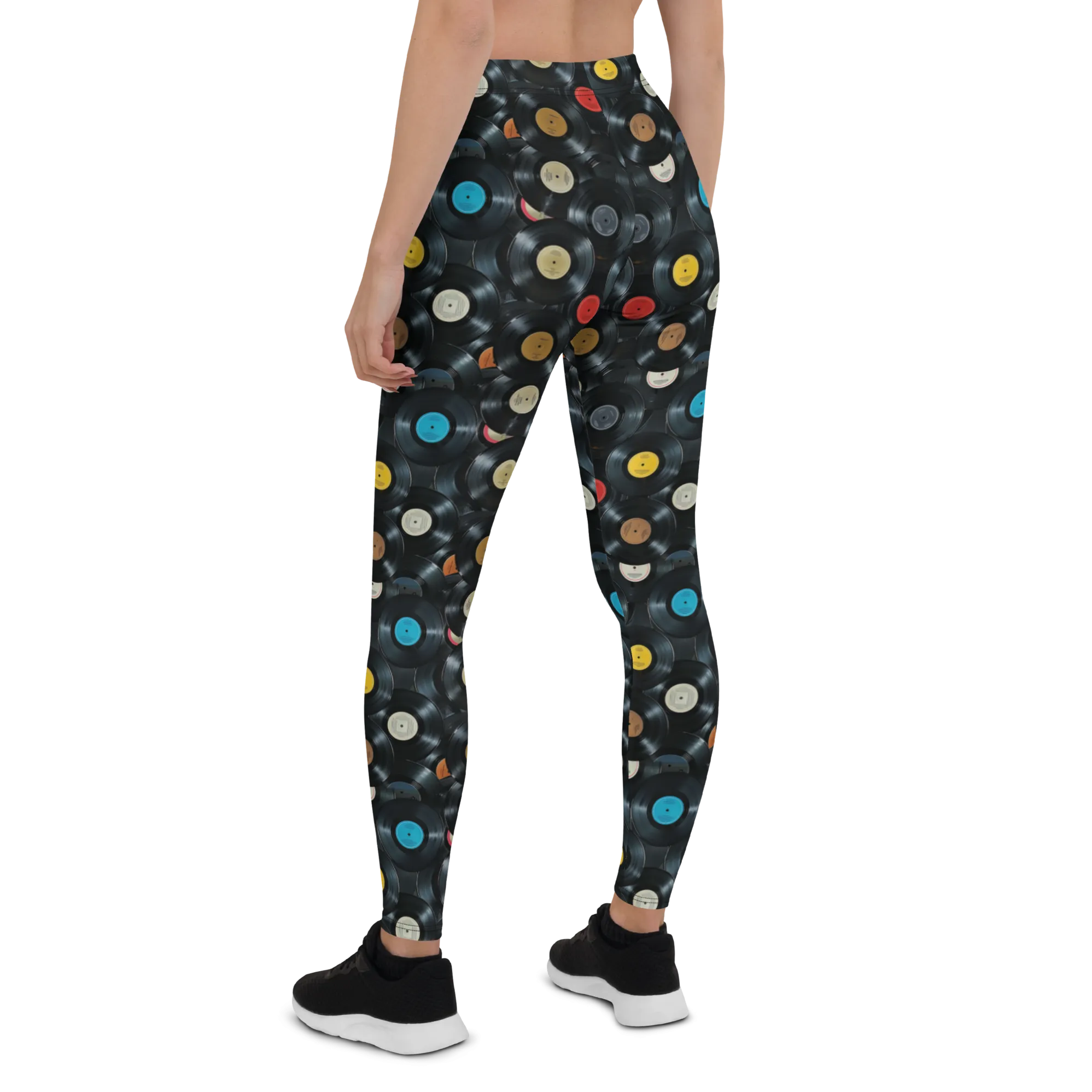 Vinyl Record Leggings