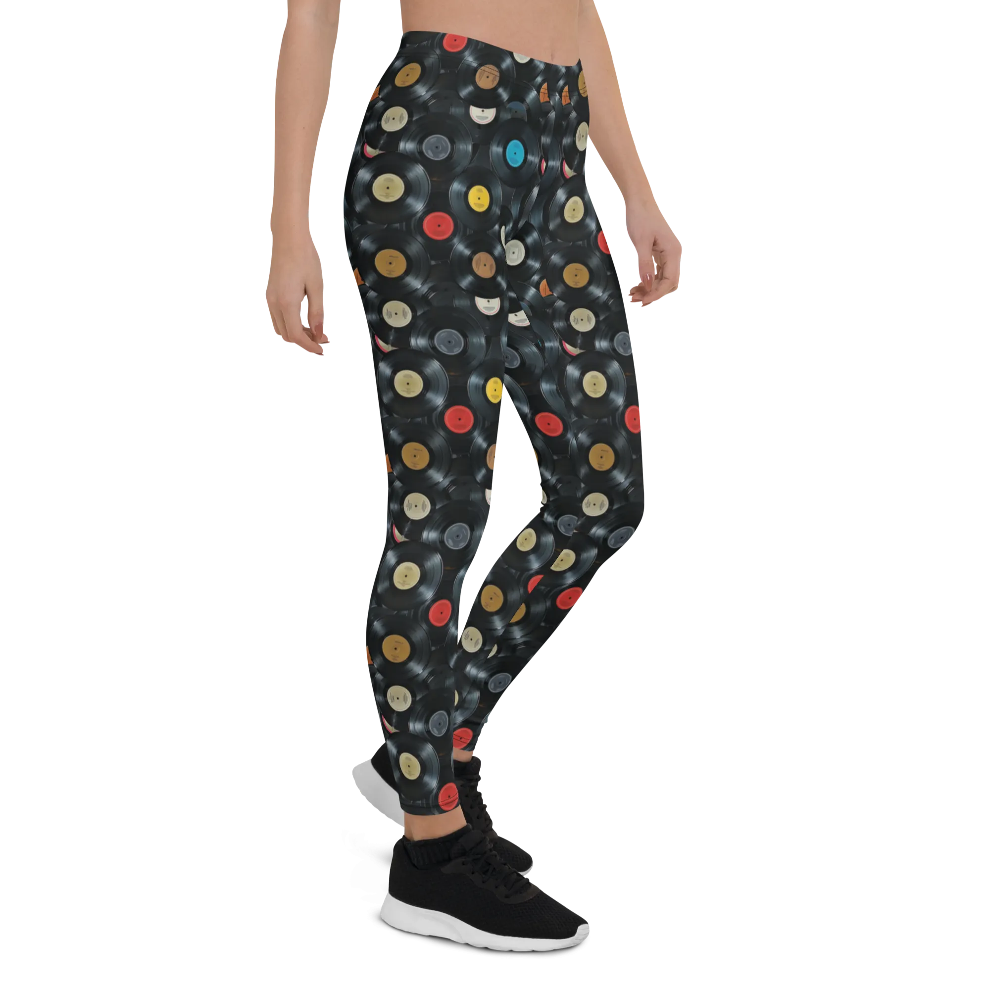 Vinyl Record Leggings