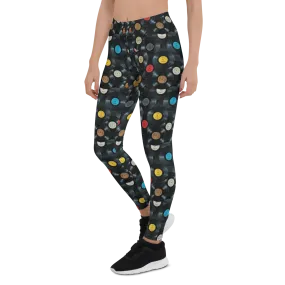 Vinyl Record Leggings