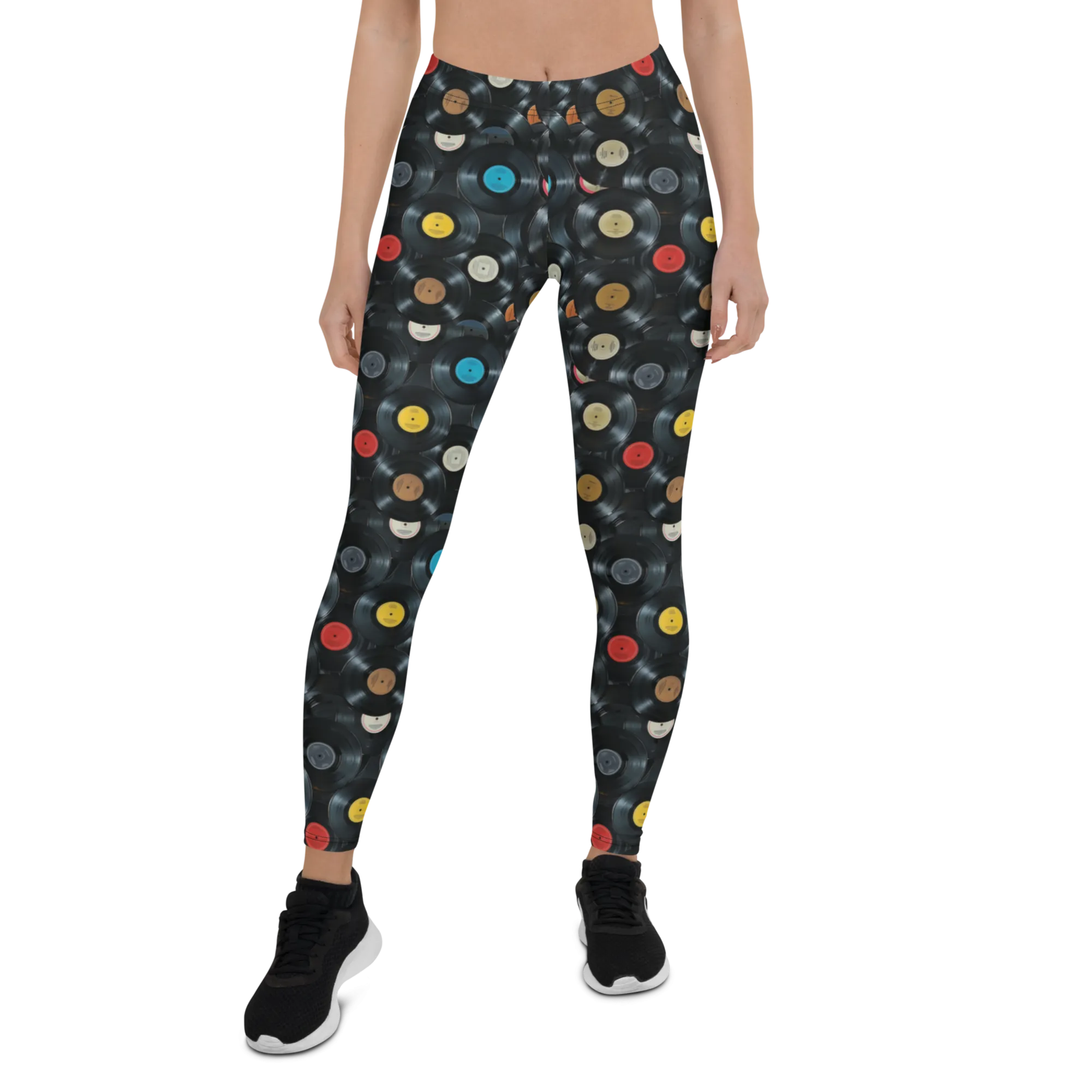 Vinyl Record Leggings