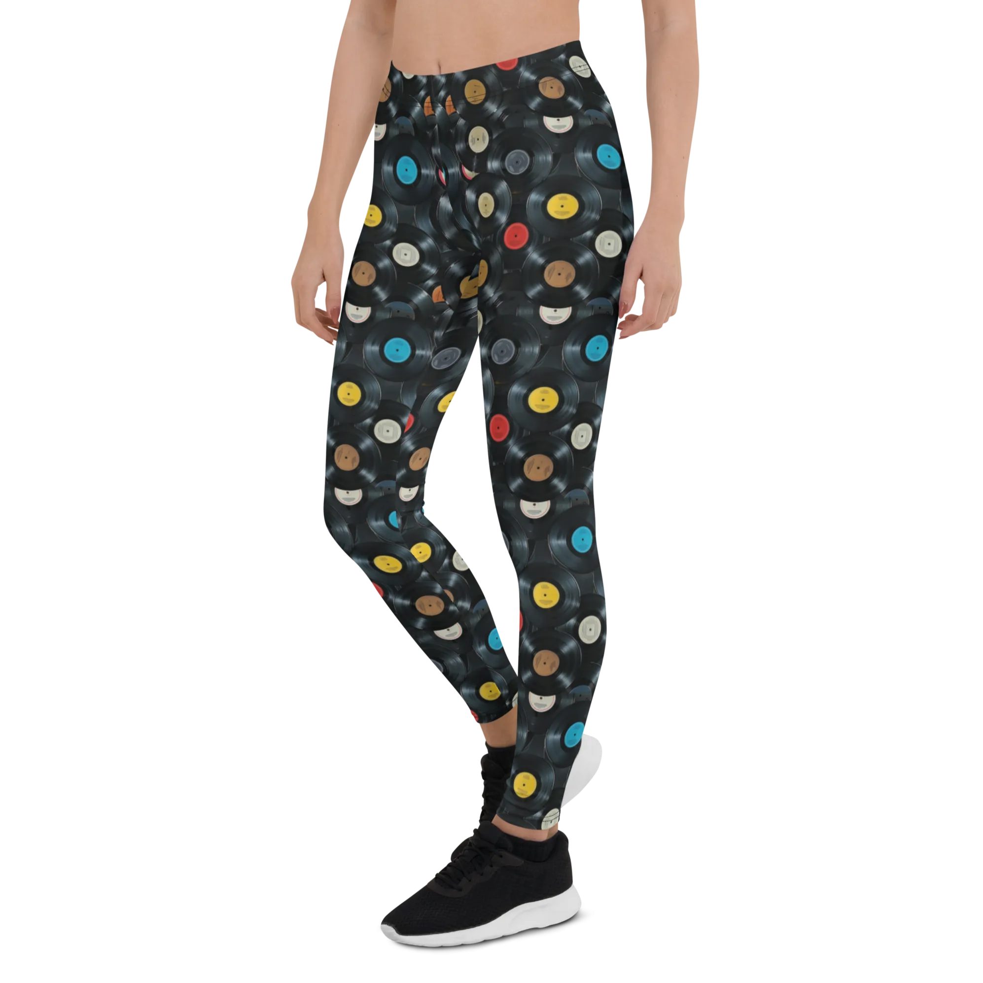 Vinyl Record Leggings