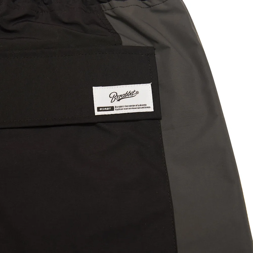 WD CROSS BOX REFLECTIVE TRACK PANTS BLACK