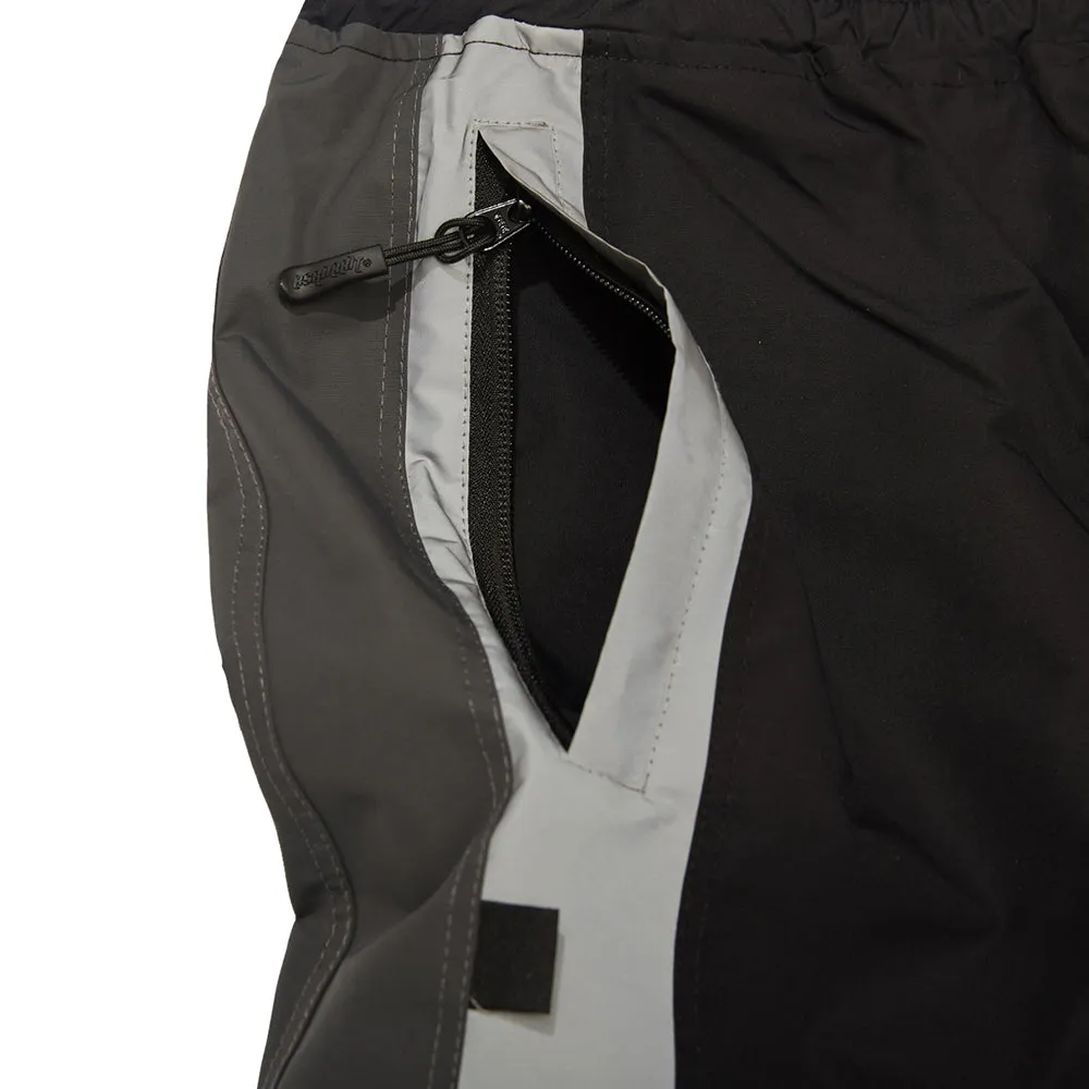 WD CROSS BOX REFLECTIVE TRACK PANTS BLACK