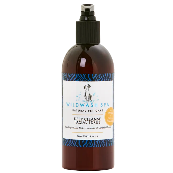 WildWash SPA Organic Shea Butter, Calendula & Gardenia Florida Deep Cleanse Facial Scrub For Dogs