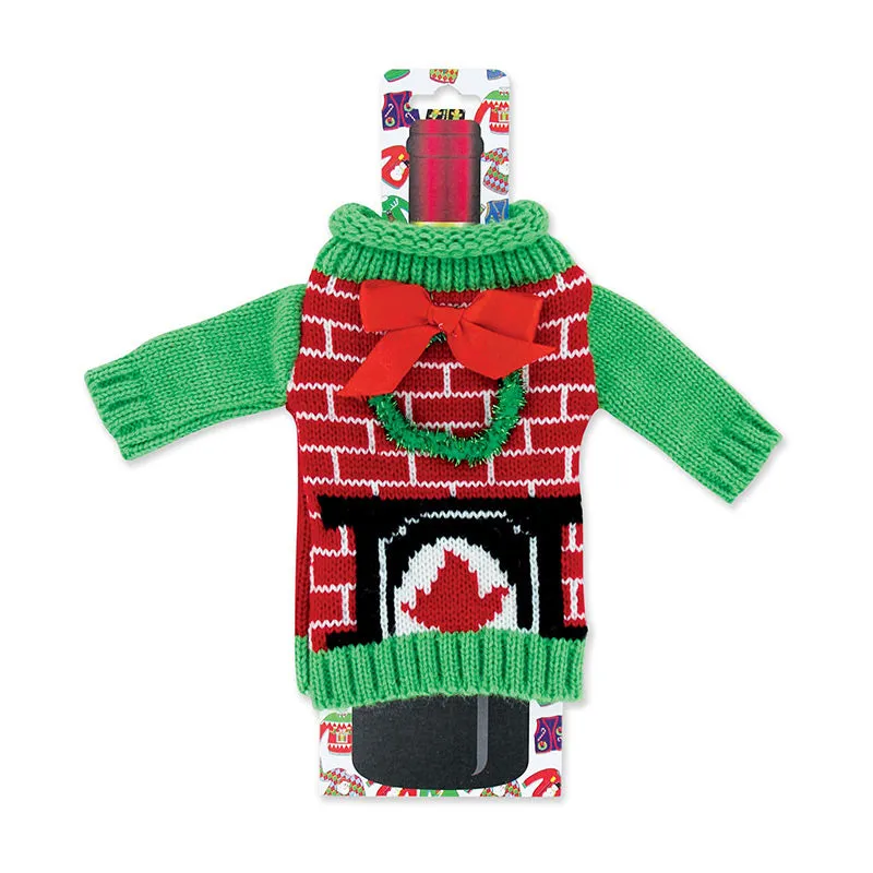 Wine Bottle Ugly Christmas Sweater