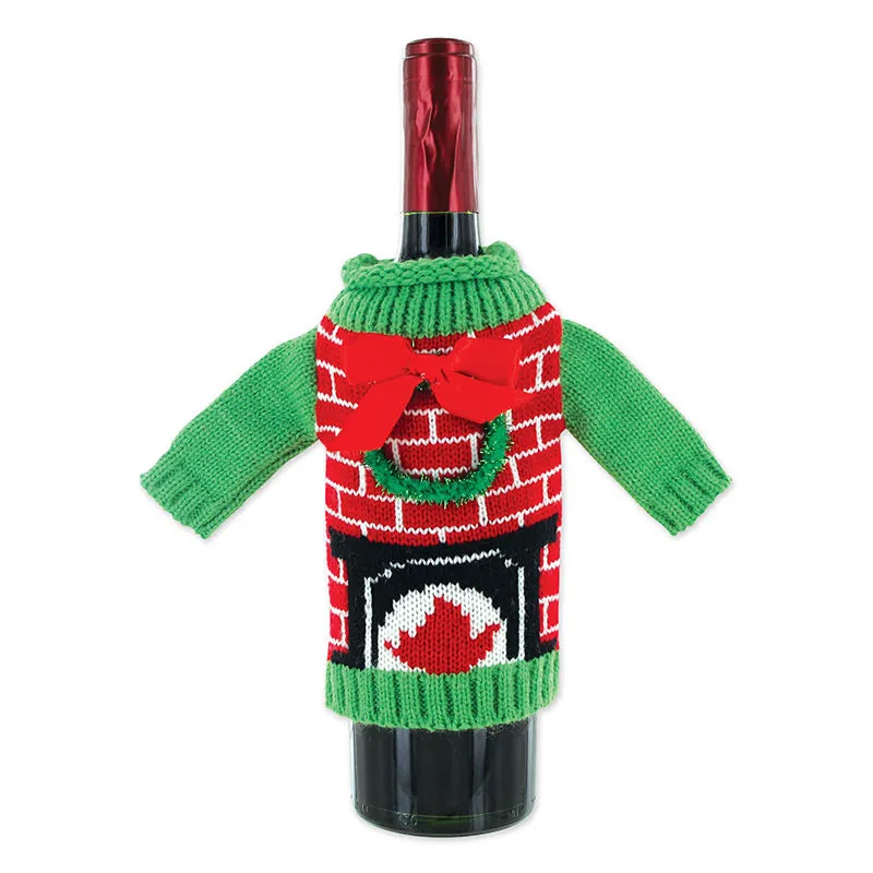 Wine Bottle Ugly Christmas Sweater