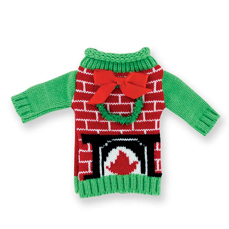 Wine Bottle Ugly Christmas Sweater