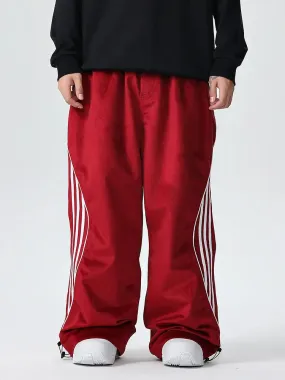 Women's Oversized Fleece Baggy Snowboarding Pants