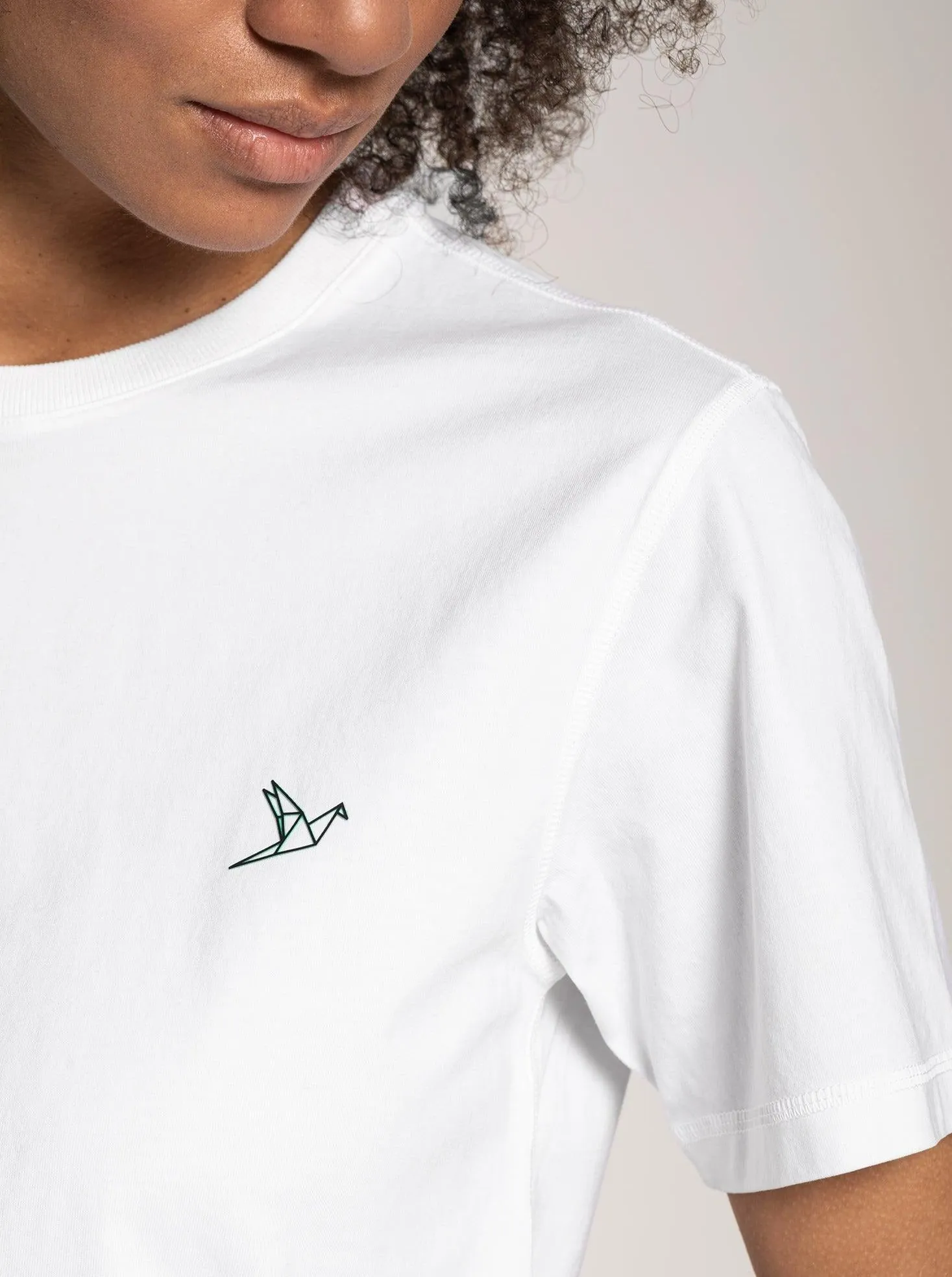 Women's Small Logo T-shirt - White