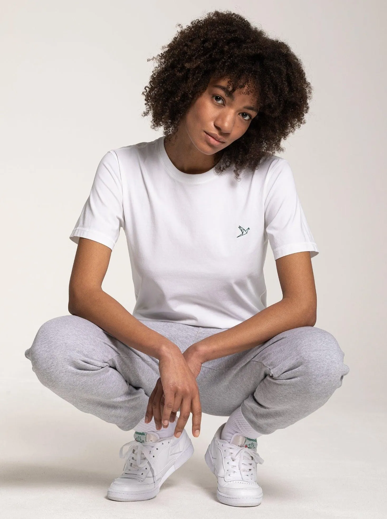 Women's Small Logo T-shirt - White